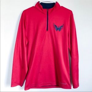 majestic | NHL washington capitals thermabase quarter half zip